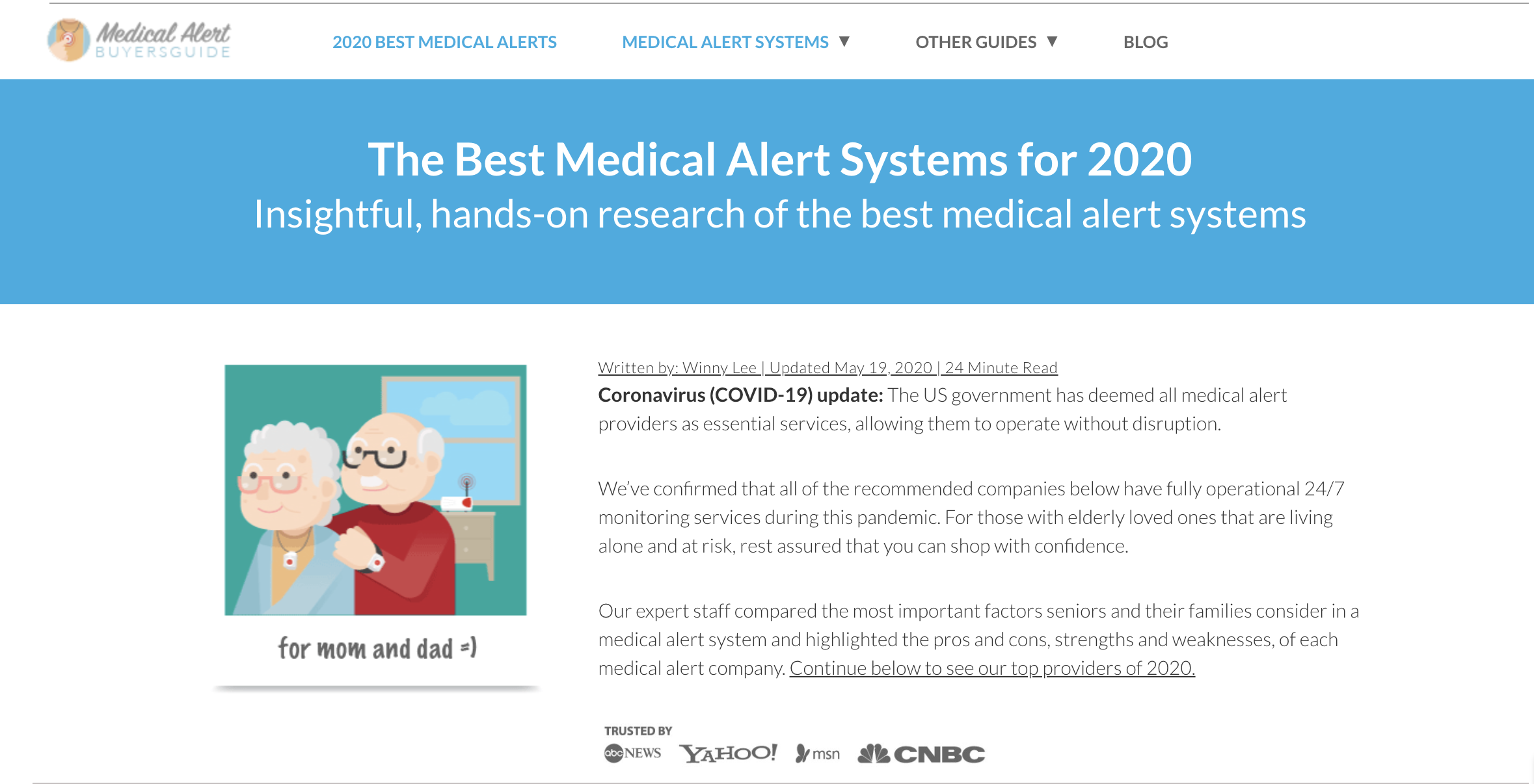 medical alert systems 2020
