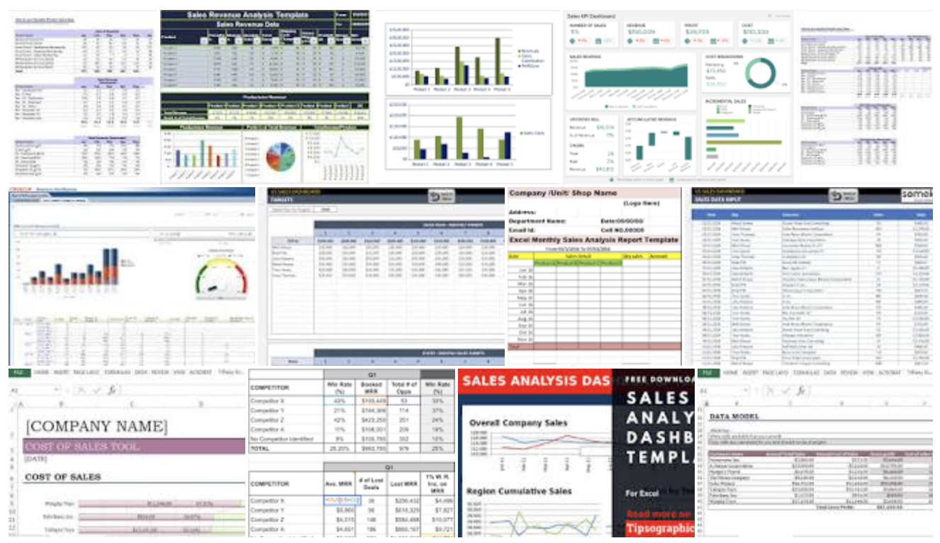 sales forecast templates