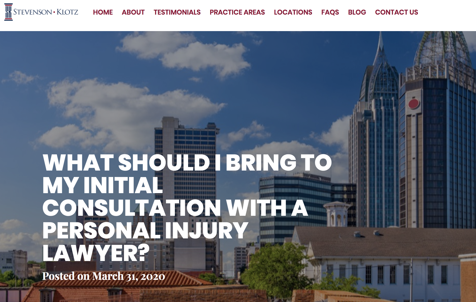 personal injury lawyer consultation