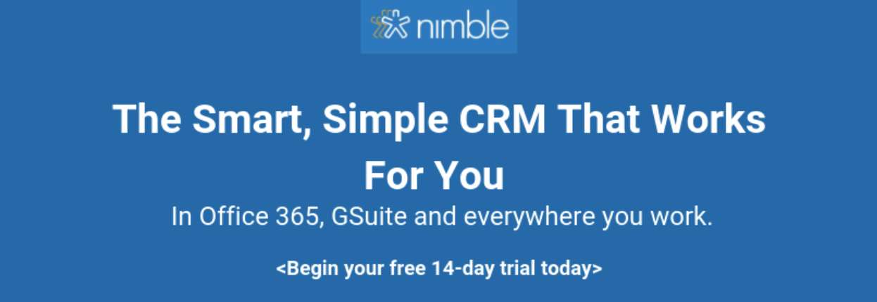 Nimble Smart Simple CRM