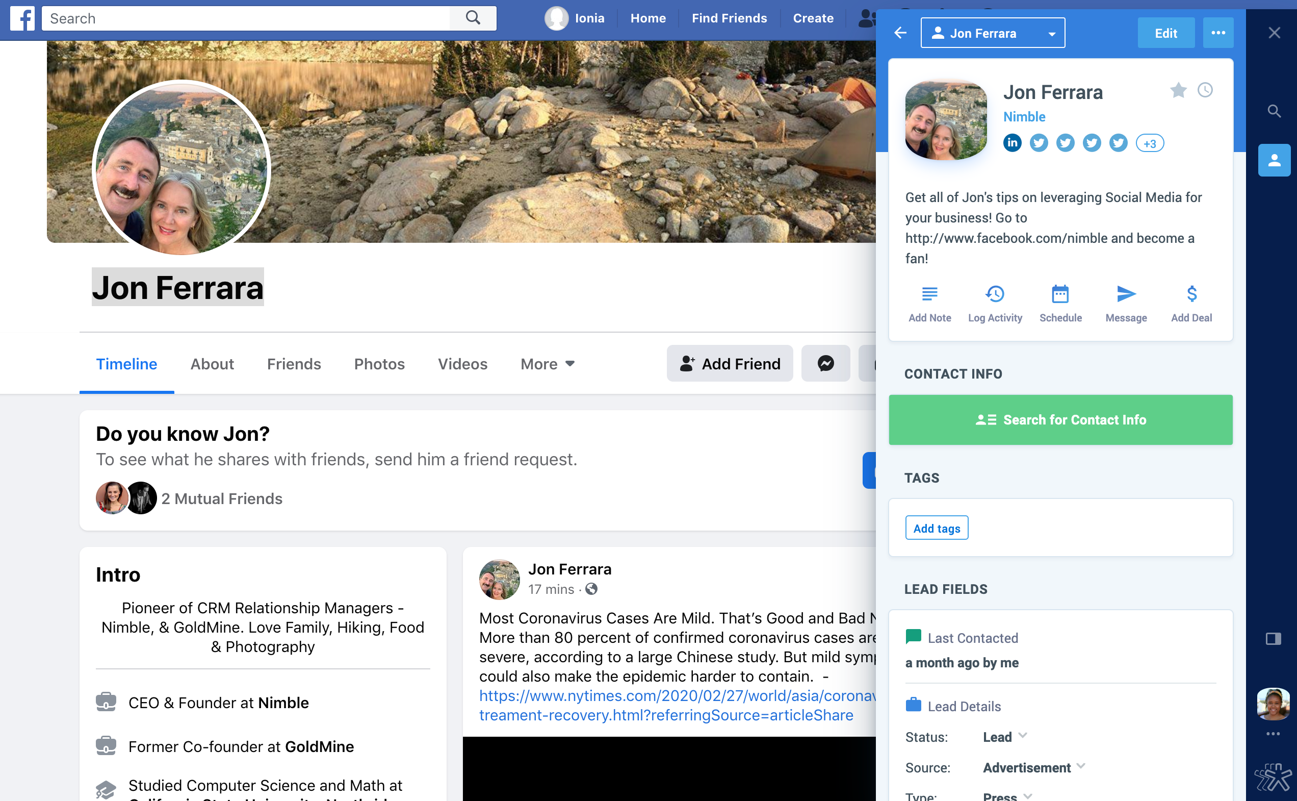nimble prospector for firefox