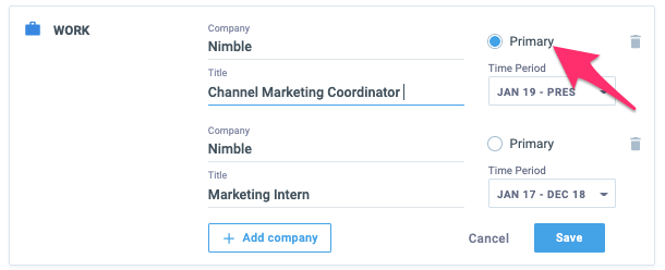 nimble multiple companies 