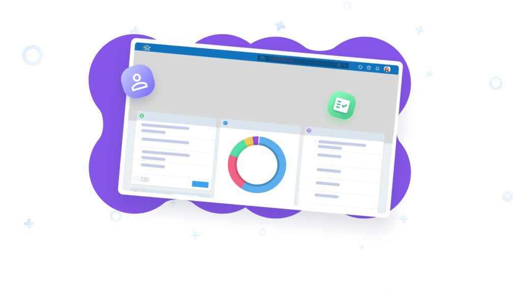 A clean dashboard skeleton showing the simplified UI layout needed to fix CRM experience and reduce administrative drag.